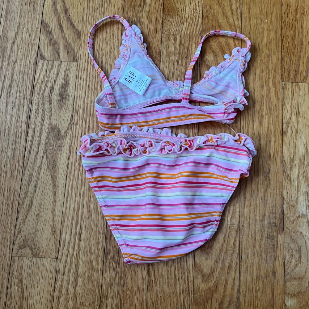 Infant Striped Ruffle Swim - Picture 4 of 4